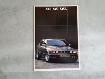 BMW E32 -složky s katalogy 1987 v angličtině - 1