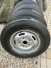 4x letní pneu Semperit s disky 215/75 R16 C zátěžové