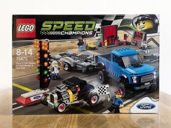 nové Lego Speed Champions 75875 Ford F-150 Raptor a Ford Mod