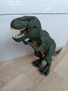 T-rex Tyranosaurus zelený chodící