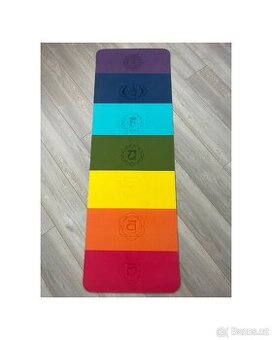Podložka na yogu, cvičení, yogamat - duha