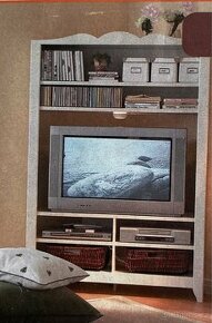 Rohový TV úložný díl HENSVIK IKEA - 1