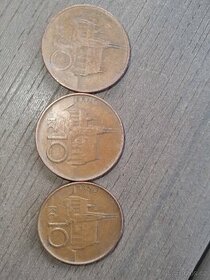10kc různý rok 1993 1994 1995 2000 atd a bankovky sada - 1