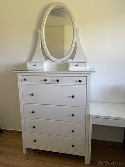 Komoda IKEA HEMNES se zrcadlem a sklem