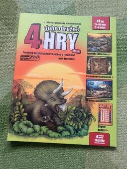 4 dobrodružné deskové hry, leporelo
