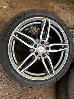 Mercedes E class W213 AMG R19 5x112 Zimní Michelin Alpin