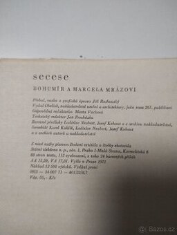 Secese, Bohumír a Marcela Mrázovi