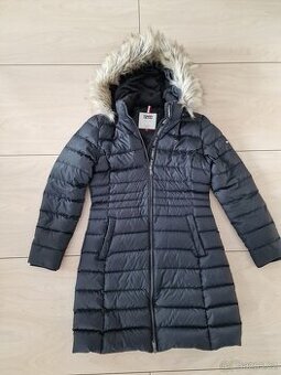 Luxusní kabát, dlouhá  bunda Tommy Hilfiger vel.L