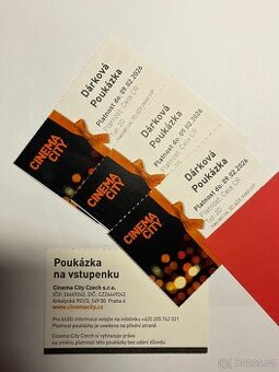 Vstupenky Cinema City