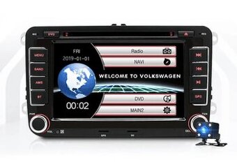 2Din rádio pro Škoda , VW , Seat , GPS , BLUETOOTH , DVD...