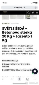 Betonová stěrka
