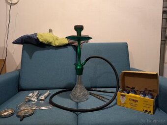 Vodní dýmka Aladin Alux + výbava