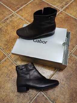 Dámské kožené kotníčkové boty Gabor vel. 38 nové