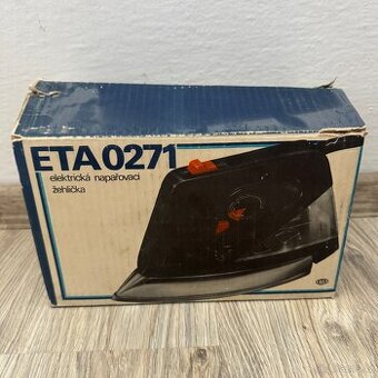 RETRO žehlička ETA 0271 v původní krabici