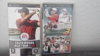 Prodám 2ks.hry PSP Tiger Woods-Tennis 3
