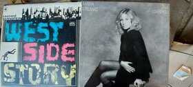 8x lp - Abba, Streisand, evita, west side story