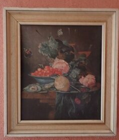 Jan de Heem, zátiší s ovocem, olej, 42x35,5 cm - 1