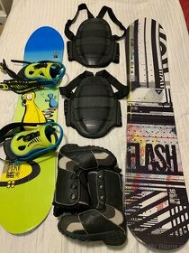 boty chránič páteře snowboard