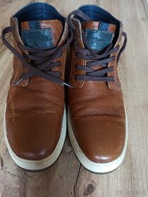 Zánovní kožené značkové pánské boty