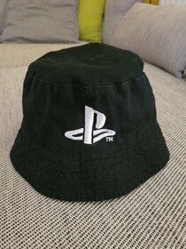 Černý klobouk bucket Playstation zn. H&M, vel. 152-170 - 1