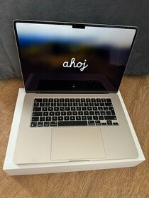 Apple MacBook Air 15" M2 256GB, hvězdně bílý