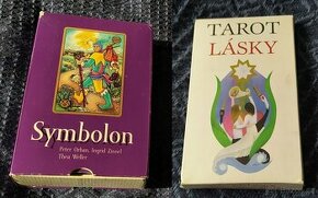 PRODÁM KARTY SYMBOLON A TAROT LÁSKY, PRAHA 17 I ZAŠLU