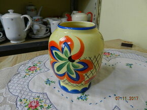 Hezká ručně malovaná keramická Váza Ditmar Urbach