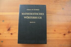 Mathematisches Wörterbuch, Band II - Naas, Schmid
