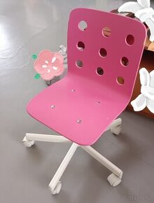 Dětská růžová židle JULES - IKEA