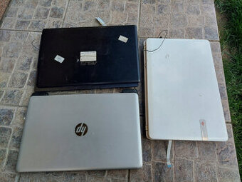 Díly na notebooky HP, P. Bell, Asus - plasty, panty, krytky