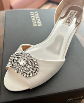 Badgley Mischka Petrina, svatební lodičky, vel. 39