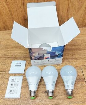 3x Nanoleaf Essentials Smart A60 E27 v záruce
