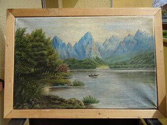 Konigsee  in Bayern  cca 1860,Leinen - 1