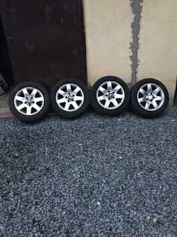 Prodám bmw e36 litá kola na letních pneu Yokohama 205/55/16