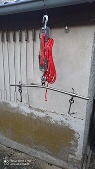 Rozporka nerez a kladkostroj na prase
