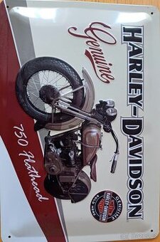 Prodej plechová cedule Harley-Davidson.