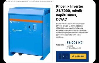 Měnič napětí k solarům Phoenix Inverter