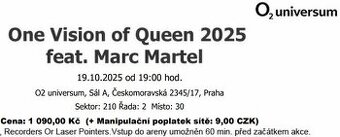 Koncert One Vision of Queen feat. Marc Martel