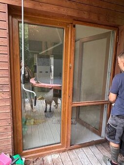 Okno francouzské použité funkční