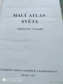 Starý atlas světa 1957