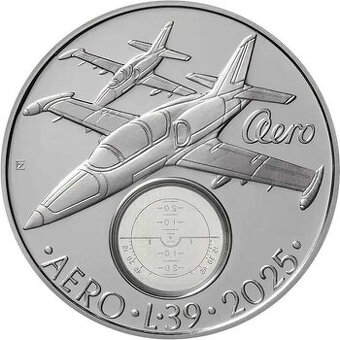 Pamětní stříbrná mince ČNB 2025 Aero L-39 Albatross BK