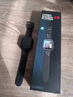 Chytré hodinky CARNEO GuardKid+ 4G Platinum black