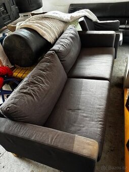 SEDACÍ SOUPRAVA TEXTIL - PĚKNÝ STAV - DOBRÁ CENA