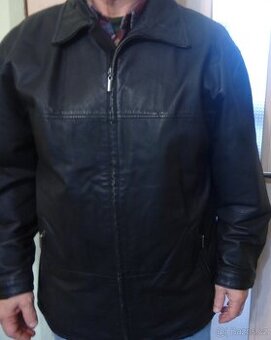 BUNDA - PÁNSKÁ - KOŽENÁ NA ZIP vel.: XL