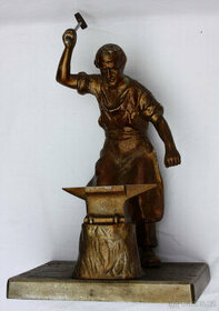 Socha kovář, soška, figura, figurka, busty, bysta, bista