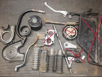 Díly Jawa 350 634 638 639 640 konopnice tramp californian