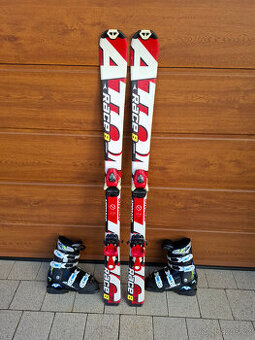 Dětské lyže 120cm + boty