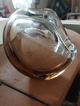 Prodám Vázu - hutní sklo, návrh Karel Wunsch 1976