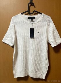 Bílé triko Tommy Hilfiger
