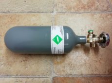 Tlaková lahev CO2 1 kg W 21,8x1/14" PLNÁ+ZÁRUKA 2 ROKY